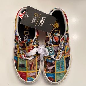 NWT National Geographic kids Vans